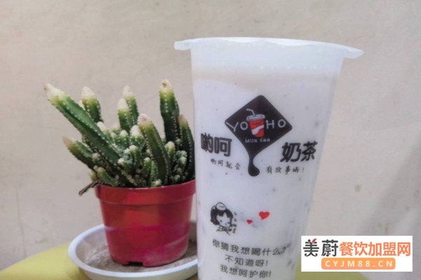 哟呵奶茶加盟店