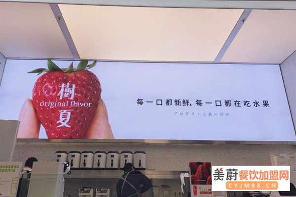 树夏奶茶加盟门店