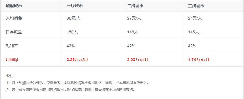 鸭霸王代理开店的费用及利润全面剖析